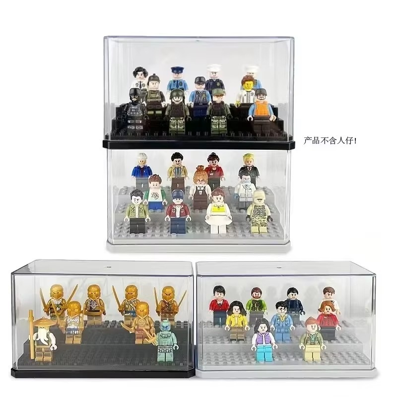 Building Block Mini - 아크릴 미니 인형 전시용 보관함, 쌓아서