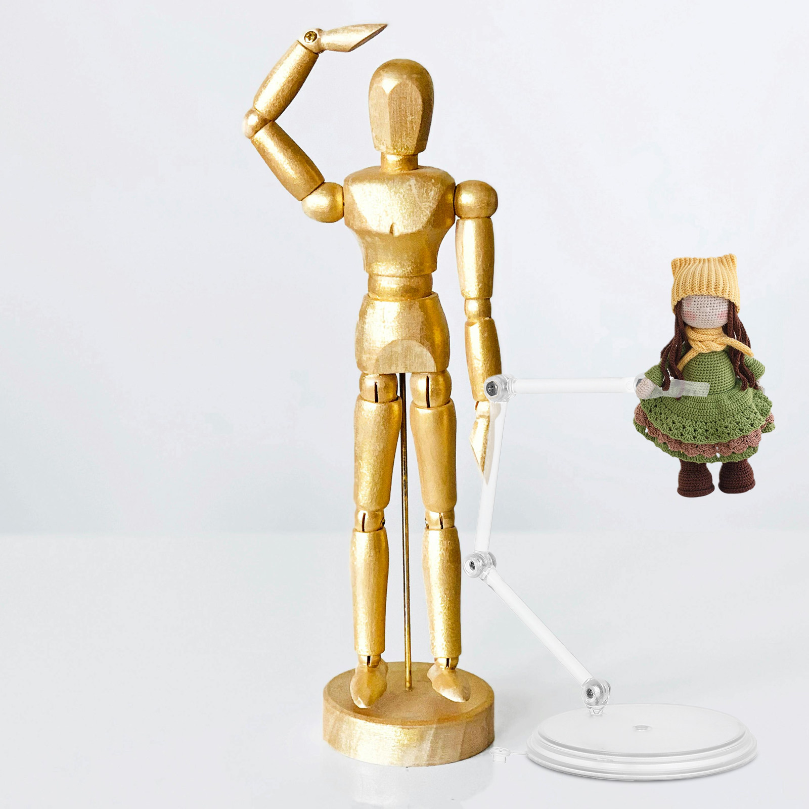 투명한 재질의 높이 조절 가능한 액션 피규어 전시 스탠 - Action Figure Stand 리뷰 및 가격
